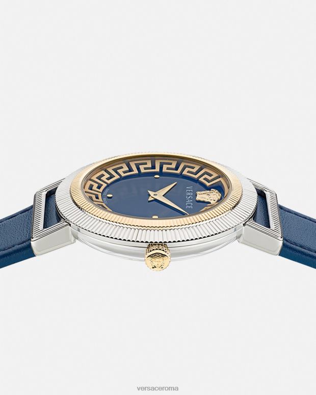 esso Versace donne orologio greca chic blu JT08Z961 Accessori