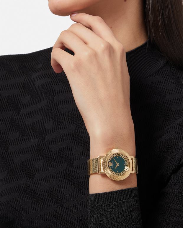 esso Versace donne orologio greca chic oro JT08Z972 Accessori
