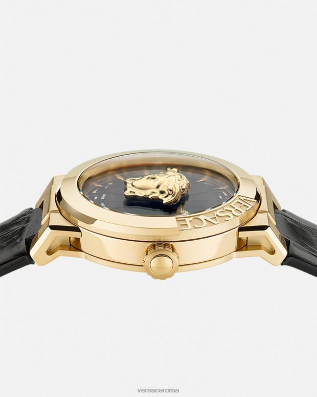 esso Versace donne orologio infinito medusa oro nero JT08Z995 Accessori