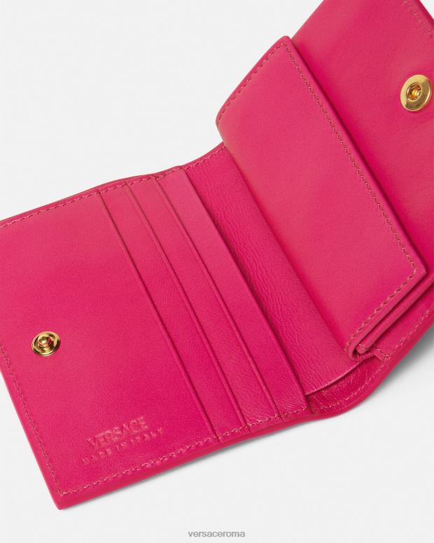 esso Versace donne portafoglio bifold della dea greca rosa JT08Z560 Accessori