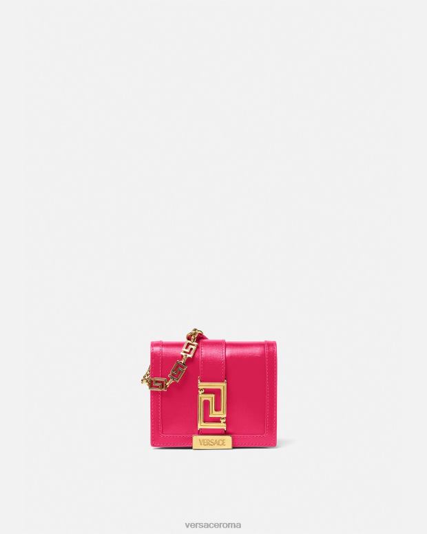 esso Versace donne portafoglio con catena della dea greca rosa JT08Z564 Accessori