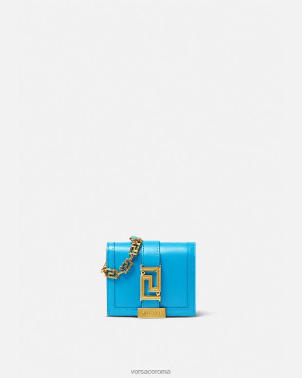 esso Versace donne portafoglio con catena della dea greca un colore JT08Z580 Accessori