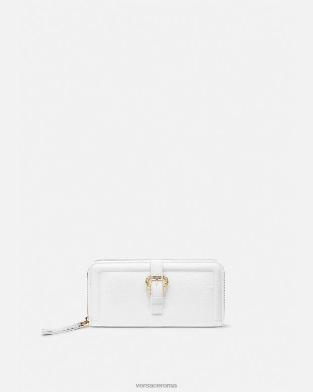 esso Versace donne portafoglio continentale couture1 bianco JT08Z2319 Accessori