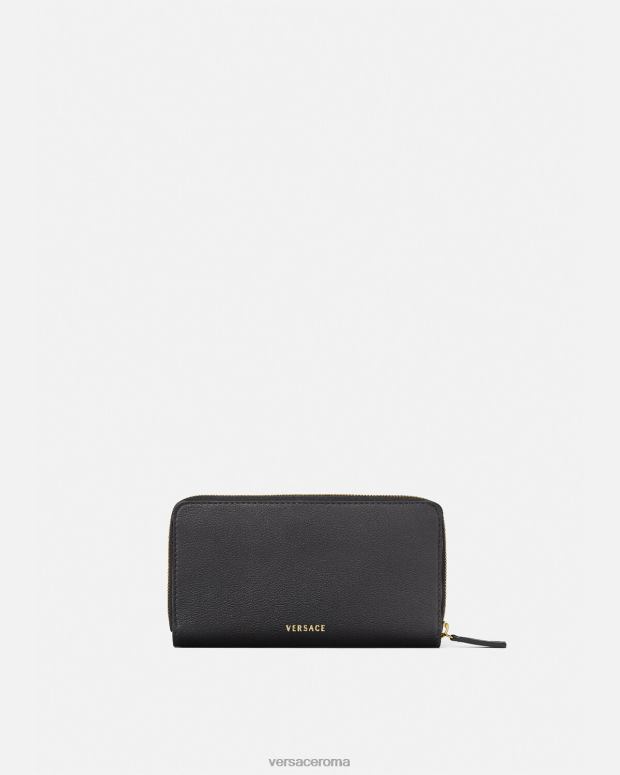 esso Versace donne portafoglio continentale la medusa nero JT08Z573 Accessori