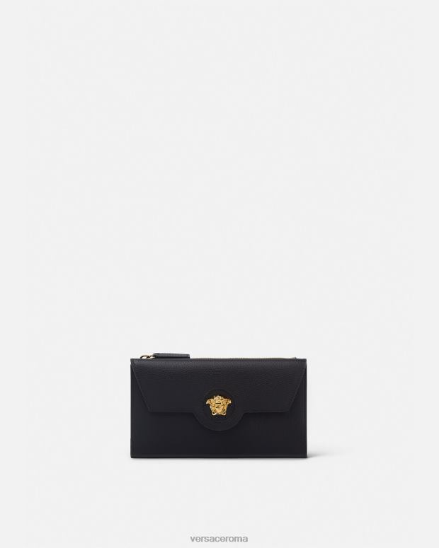esso Versace donne portafoglio lungo la medusa nero JT08Z574 Accessori