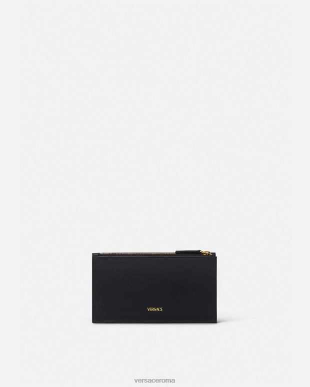 esso Versace donne portafoglio lungo la medusa nero JT08Z574 Accessori