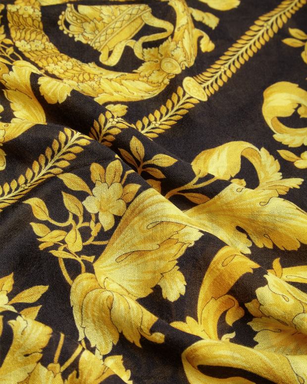 esso Versace donne Scialle barocco in misto cashmere stampa JT08Z900 Accessori