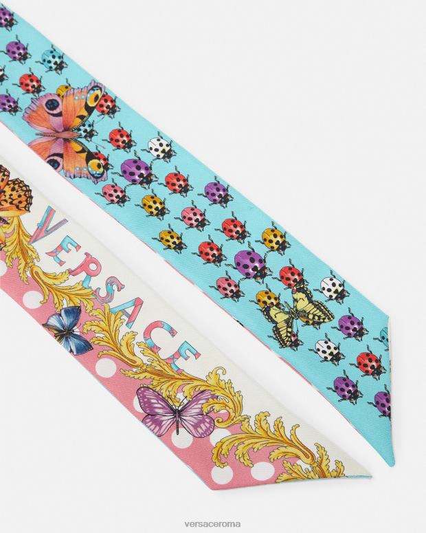 esso Versace donne cravatta con sciarpa con farfalle stampa JT08Z893 Accessori