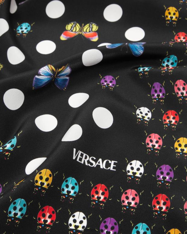 esso Versace donne scialle di seta con farfalle stampa JT08Z864 Accessori