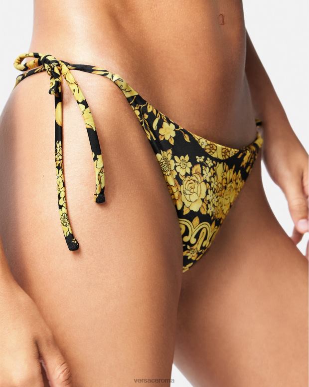 esso Versace donne Barocco Bikini Bottoms stampa JT08Z1141 biancheria intima e costumi da bagno