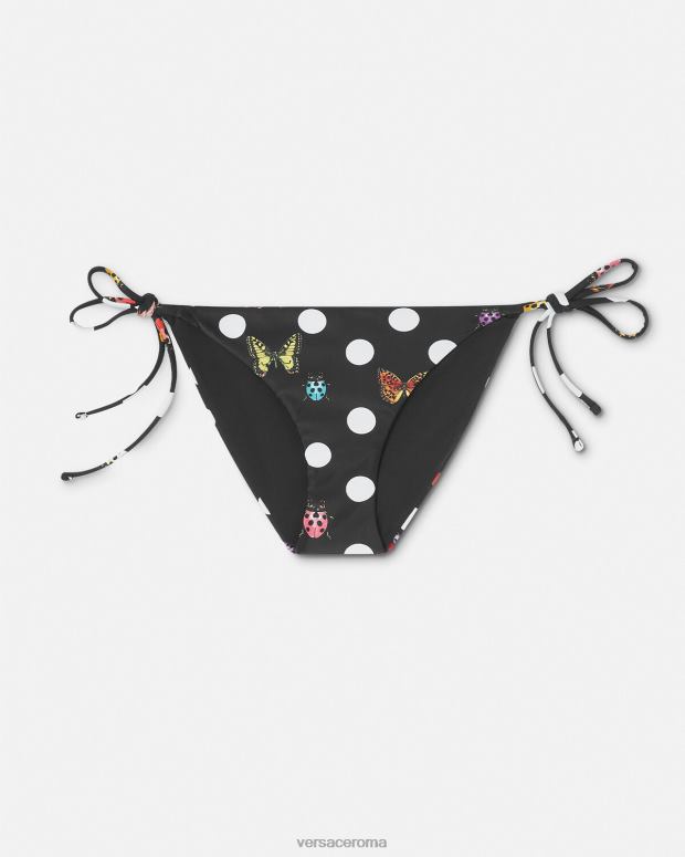 esso Versace donne Slip bikini con farfalle stampa JT08Z1115 biancheria intima e costumi da bagno