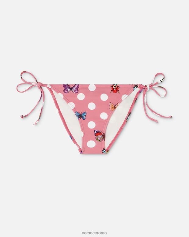 esso Versace donne Slip bikini con farfalle stampa JT08Z1133 biancheria intima e costumi da bagno
