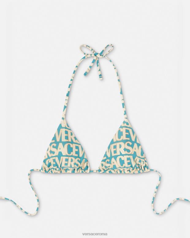 esso Versace donne top bikini integrale stampa JT08Z1127 biancheria intima e costumi da bagno
