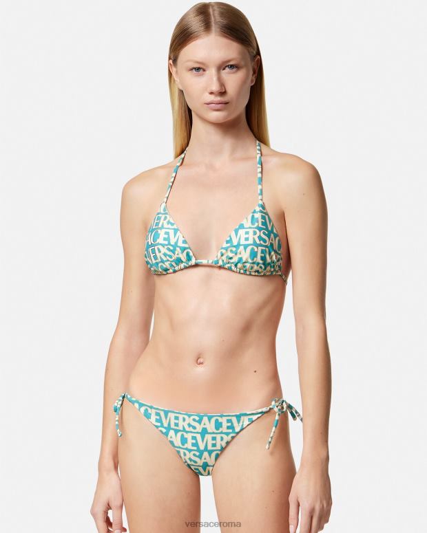esso Versace donne top bikini integrale stampa JT08Z1127 biancheria intima e costumi da bagno