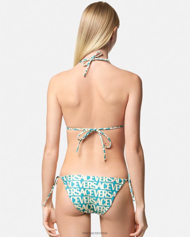 esso Versace donne top bikini integrale stampa JT08Z1127 biancheria intima e costumi da bagno