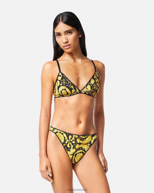 esso Versace donne perizoma barocco stampa JT08Z1035 biancheria intima e costumi da bagno
