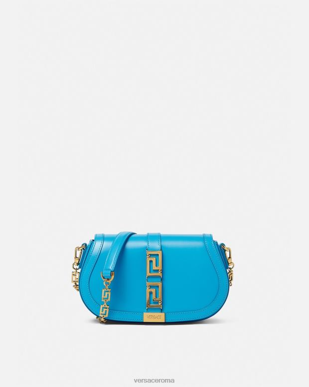 esso Versace donne borsa a tracolla della dea greca blu dv JT08Z266 borse