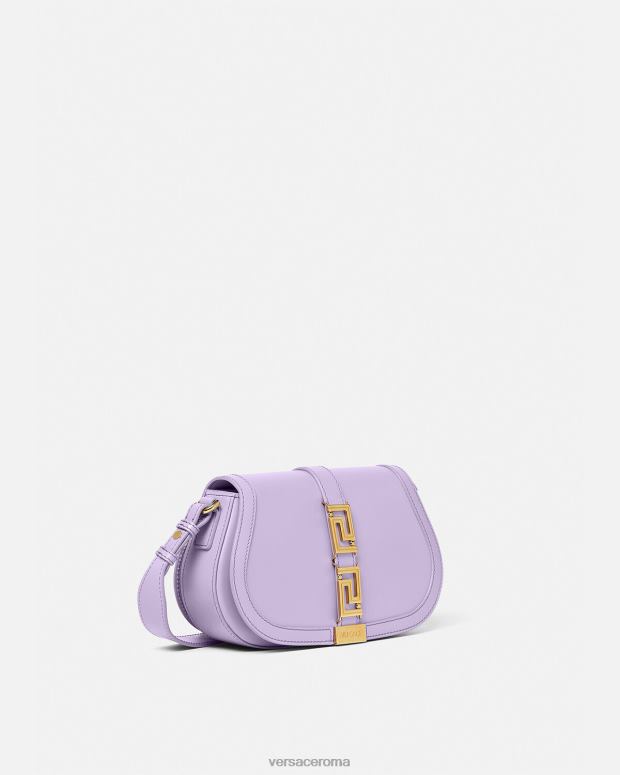 esso Versace donne borsa a tracolla della dea greca lilla JT08Z265 borse