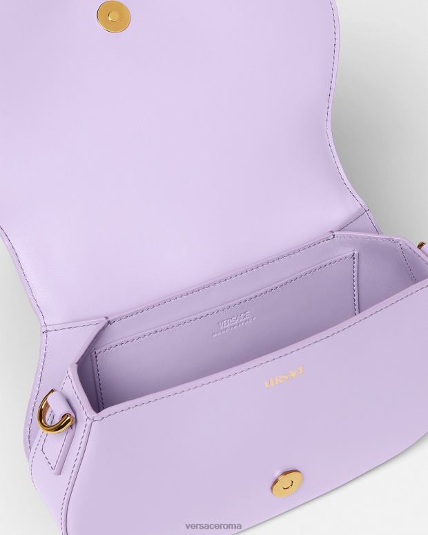 esso Versace donne borsa a tracolla della dea greca lilla JT08Z265 borse