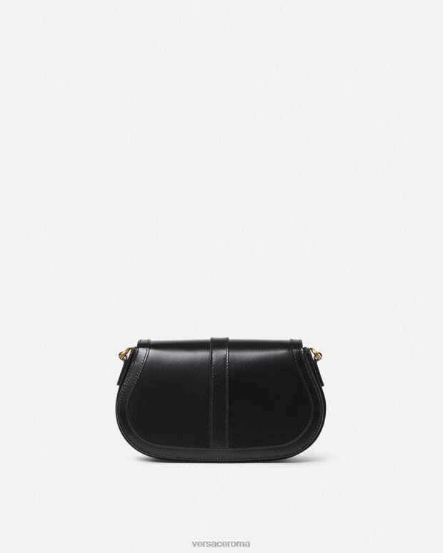 esso Versace donne borsa a tracolla della dea greca nero JT08Z251 borse