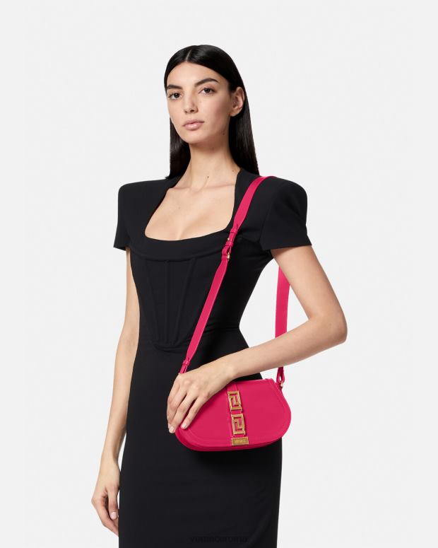 esso Versace donne borsa a tracolla della dea greca rosa JT08Z252 borse