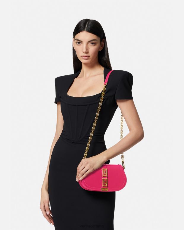 esso Versace donne borsa a tracolla della dea greca rosa JT08Z252 borse