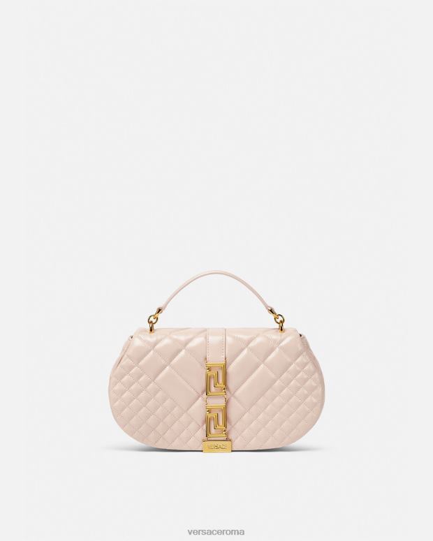 esso Versace donne borsa a tracolla della dea greca rosa chiaro JT08Z245 borse