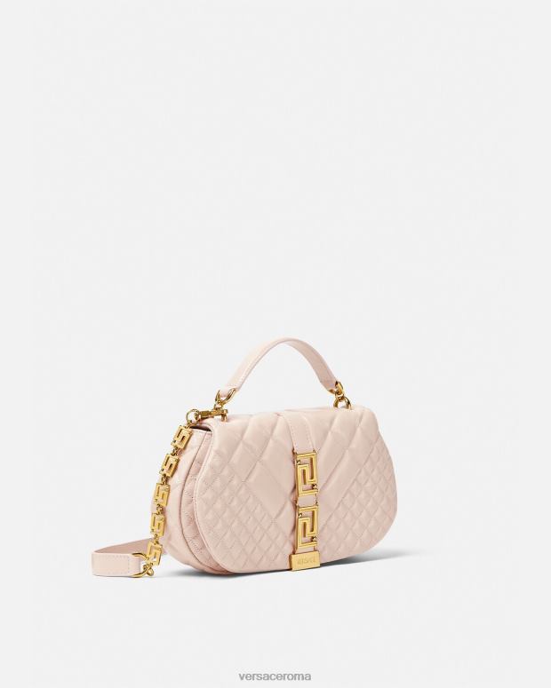 esso Versace donne borsa a tracolla della dea greca rosa chiaro JT08Z245 borse