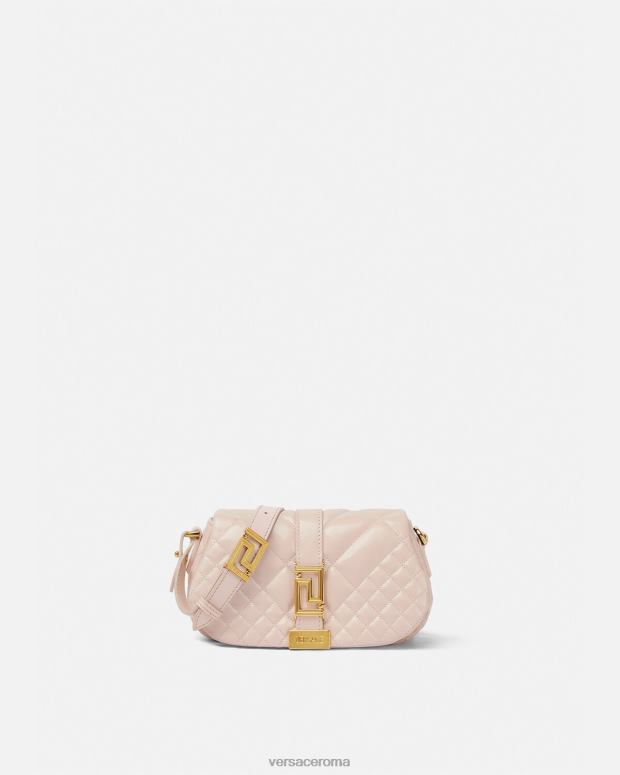 esso Versace donne mini borsa a tracolla con dea greca rosa chiaro JT08Z243 borse