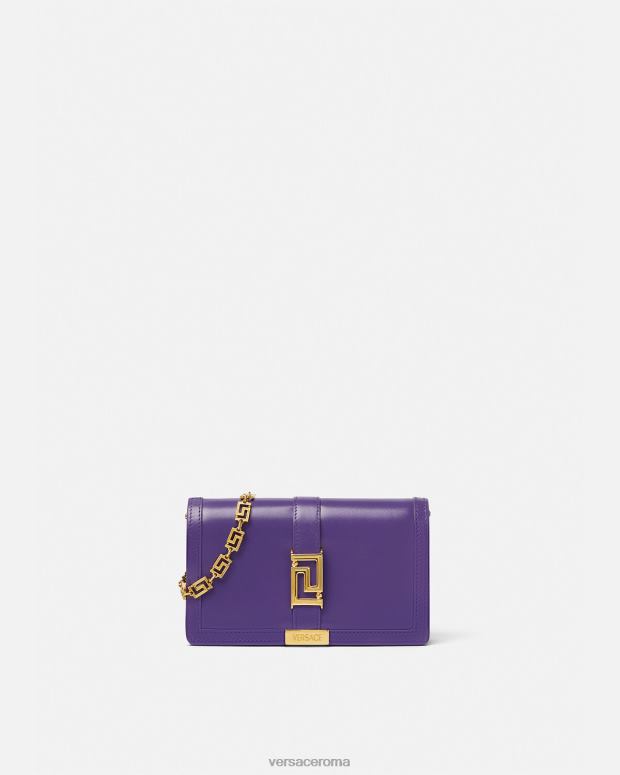 esso Versace donne mini borsa della dea greca Viola JT08Z268 borse