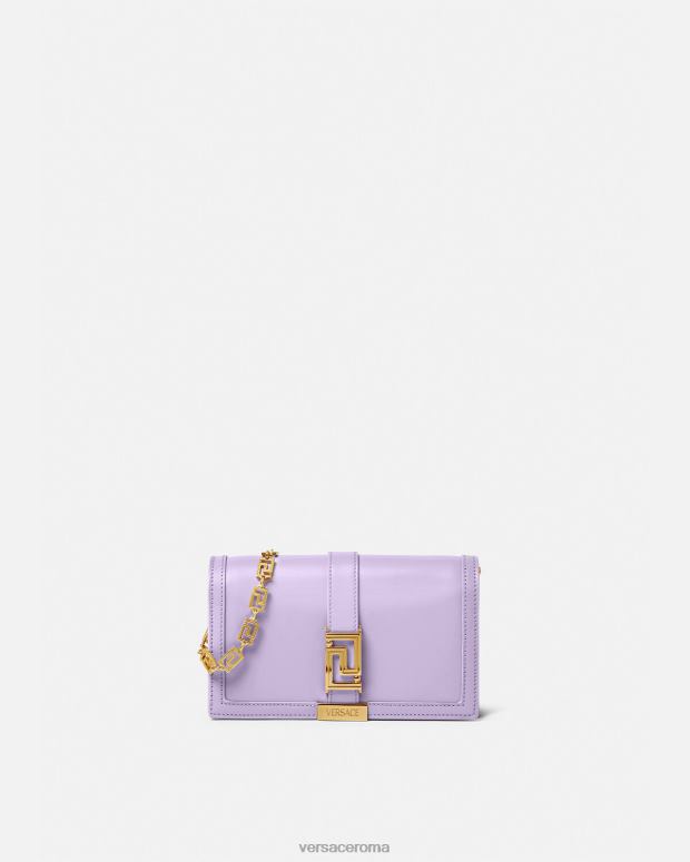 esso Versace donne mini borsa della dea greca lilla JT08Z269 borse