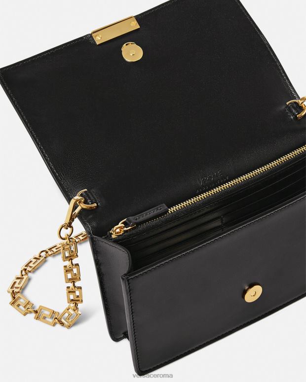 esso Versace donne mini borsa della dea greca nero JT08Z256 borse
