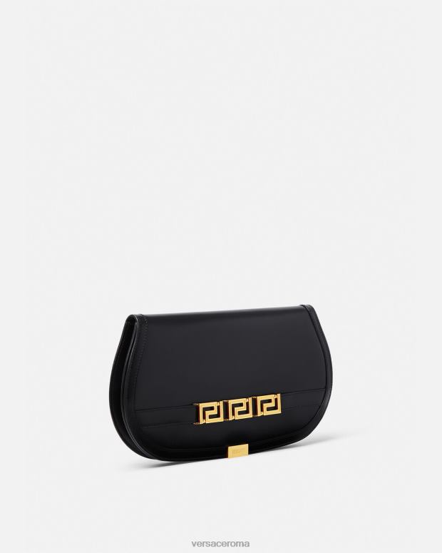 esso Versace donne pochette della dea greca nero JT08Z261 borse