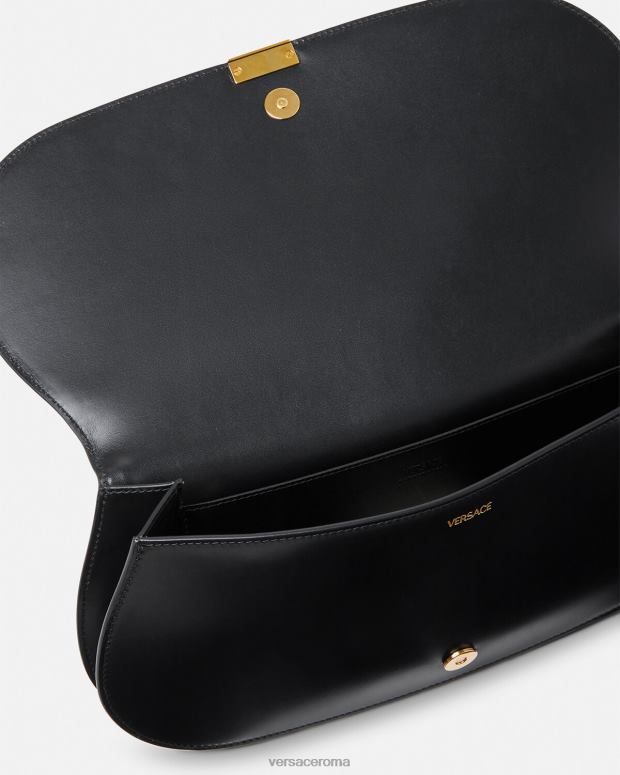 esso Versace donne pochette della dea greca nero JT08Z261 borse
