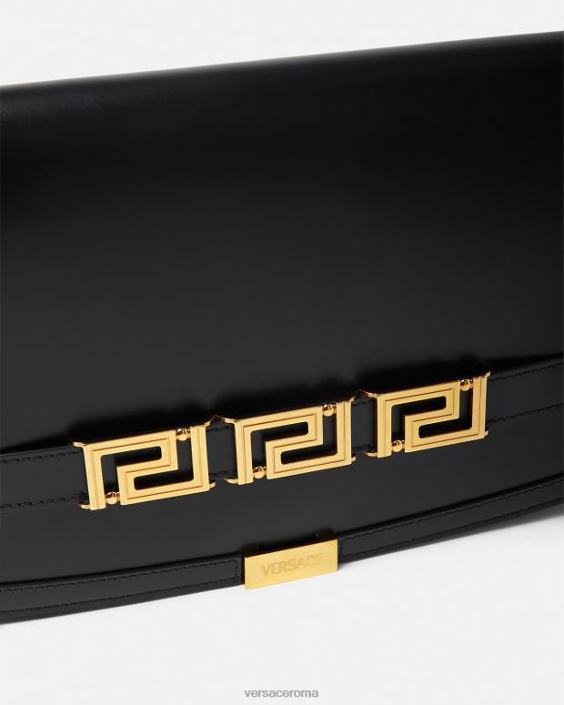 esso Versace donne pochette della dea greca nero JT08Z261 borse