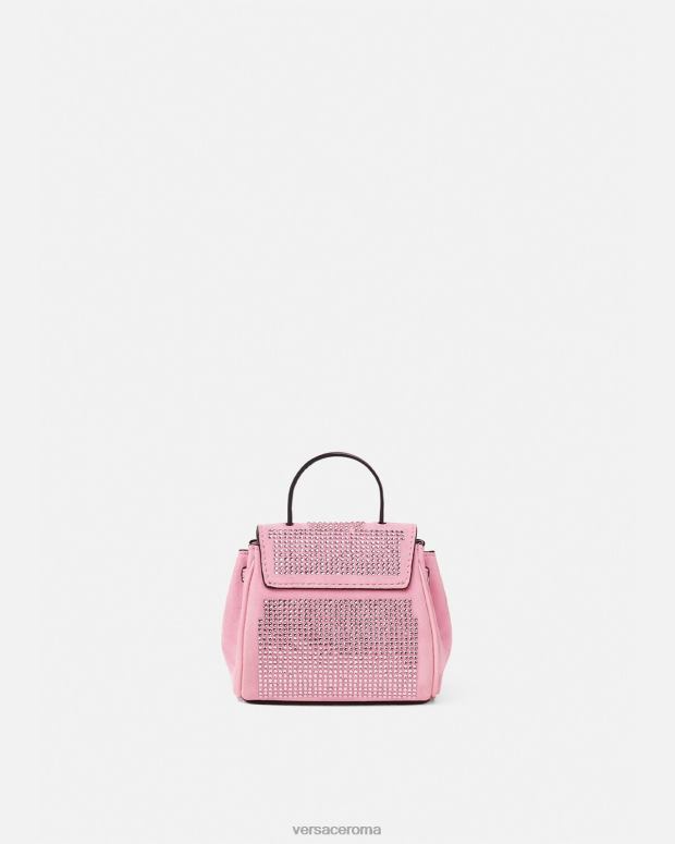 esso Versace donne Borsa micro con borchie la medusa rosa JT08Z328 borse