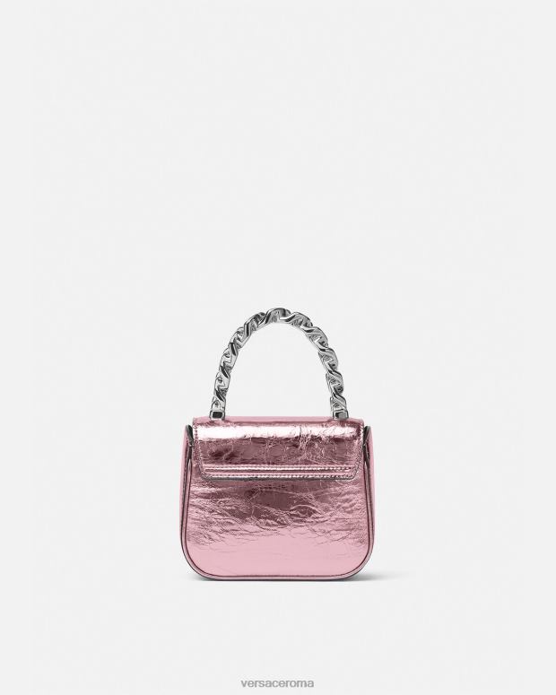 esso Versace donne Borsa mini la medusa metallizzata rosa JT08Z304 borse