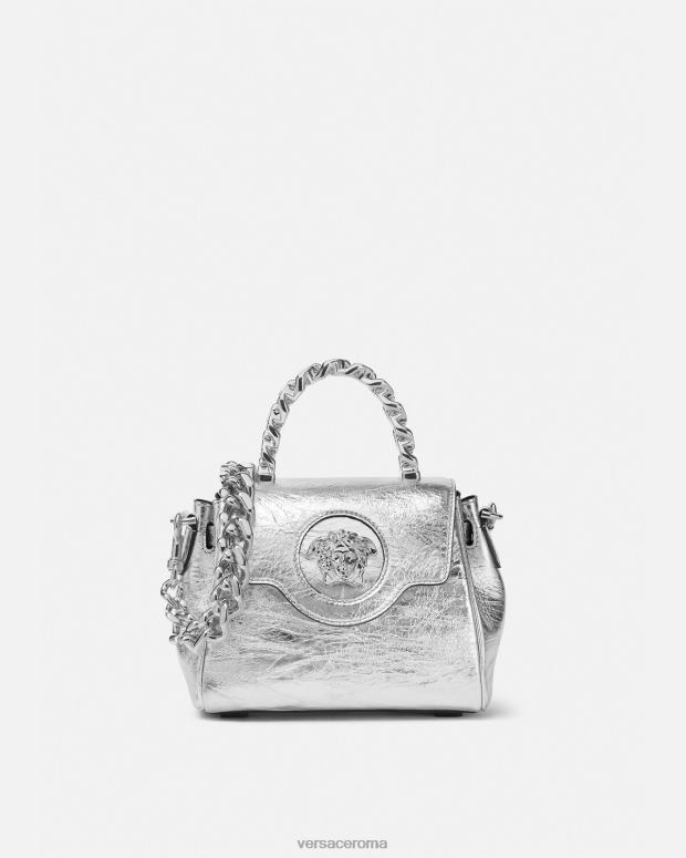 esso Versace donne Borsa piccola la medusa metallizzata grigio JT08Z305 borse