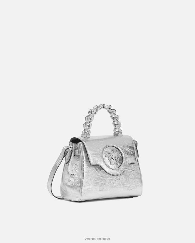 esso Versace donne Borsa piccola la medusa metallizzata grigio JT08Z305 borse