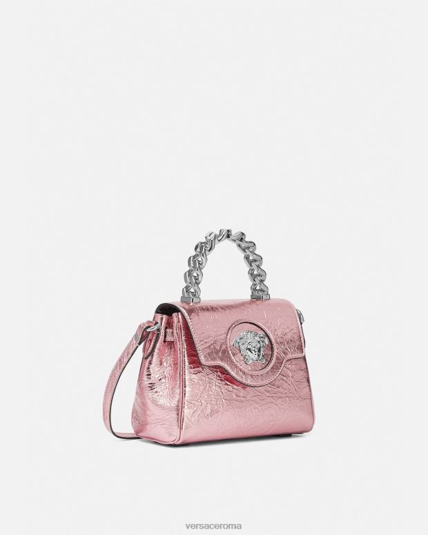 esso Versace donne Borsa piccola la medusa metallizzata rosa JT08Z303 borse
