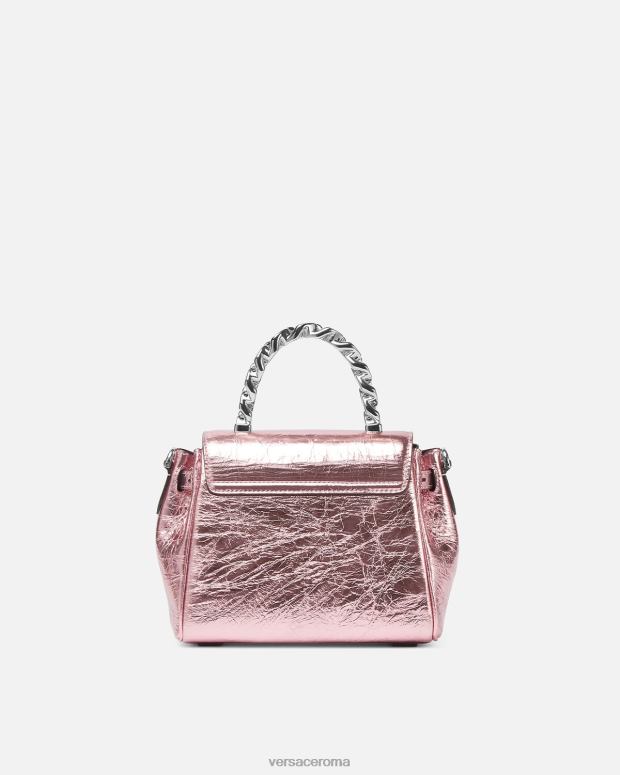 esso Versace donne Borsa piccola la medusa metallizzata rosa JT08Z303 borse