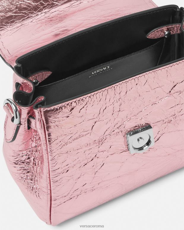 esso Versace donne Borsa piccola la medusa metallizzata rosa JT08Z303 borse