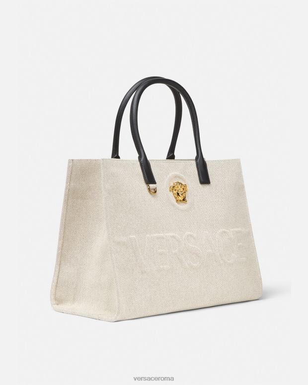 esso Versace donne Borsa tote grande la medusa beige JT08Z340 borse