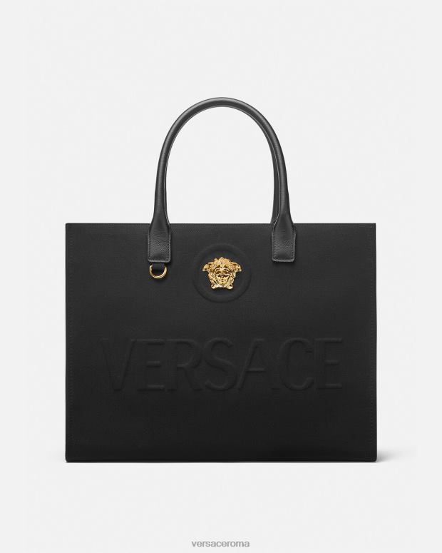 esso Versace donne Borsa tote grande la medusa nero JT08Z341 borse
