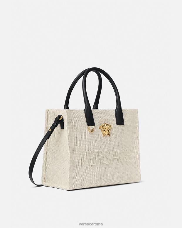 esso Versace donne Borsa tote piccola la medusa beige JT08Z330 borse