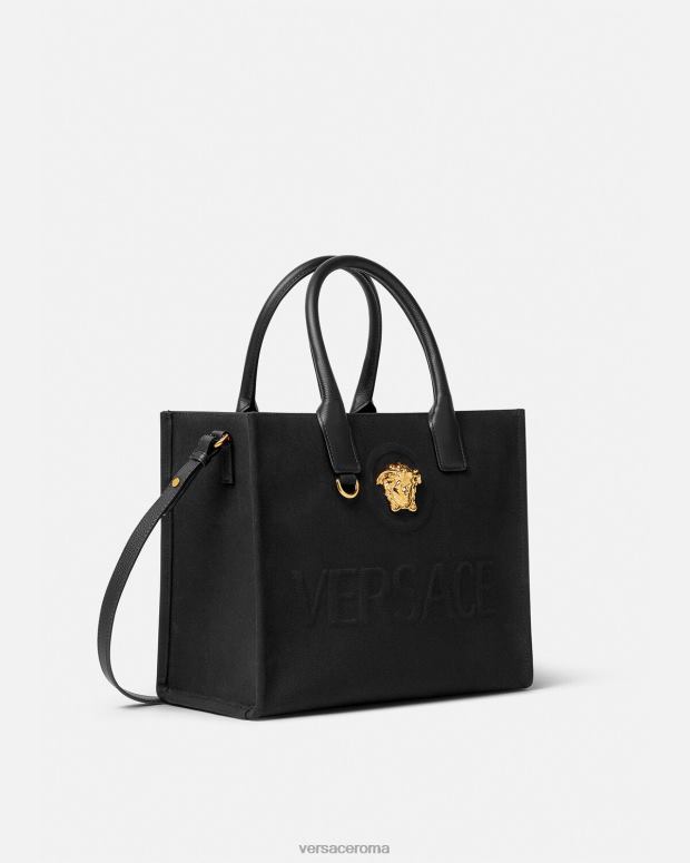 esso Versace donne Borsa tote piccola la medusa nero JT08Z331 borse
