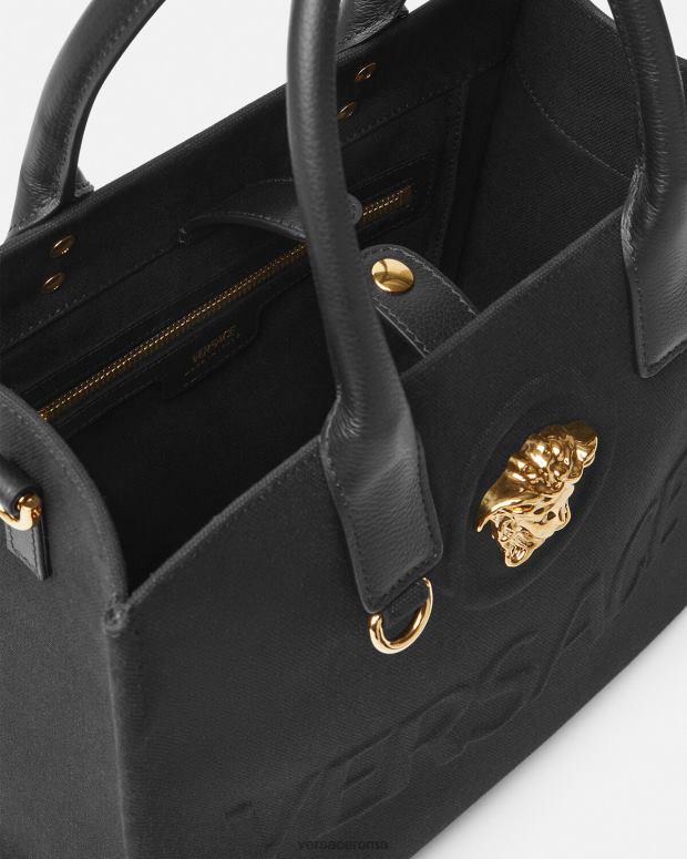 esso Versace donne Borsa tote piccola la medusa nero JT08Z331 borse