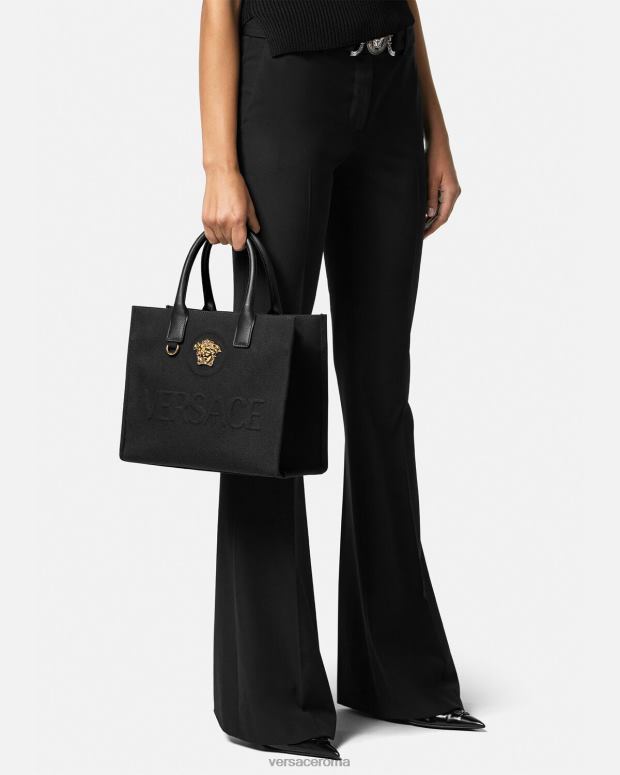 esso Versace donne Borsa tote piccola la medusa nero JT08Z331 borse