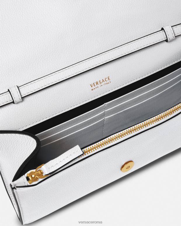 esso Versace donne borsa a tracolla la medusa bianco JT08Z345 borse