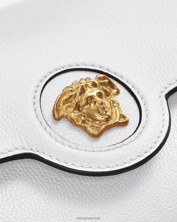 esso Versace donne borsa a tracolla la medusa bianco JT08Z345 borse